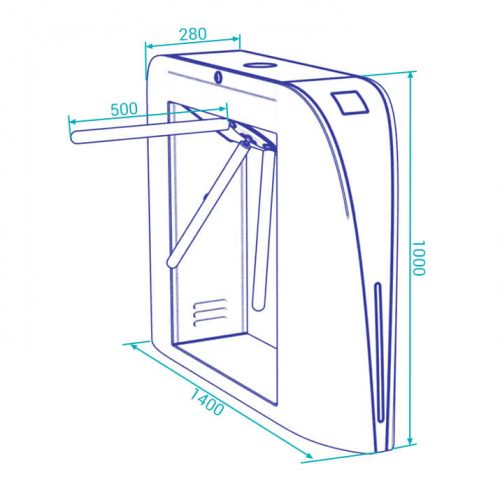 Cửa Tay Xoay 3 Chấu DS1000 1 DS1000 2
