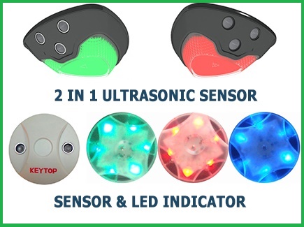 Parking Guidance System 6 Thiết bị báo chỗ trống