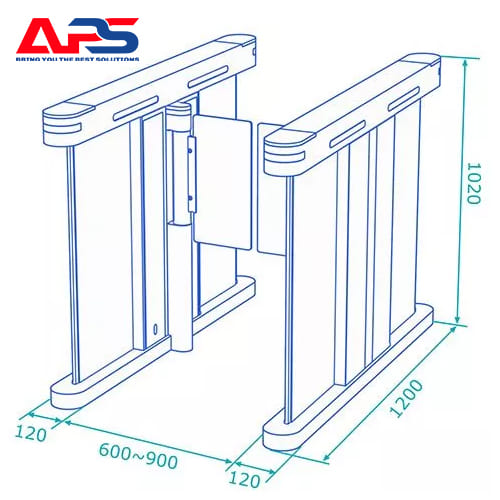 Cổng Kiểm Soát Ra Vào DS7200 1 Cong Kiem Soat Ra Vao DS7200 2
