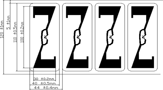 Thẻ UHF Dán Chống Sao Chép YR11040 2 Kích Thước Thẻ UHF Dán Chống Sao Chép YR11040