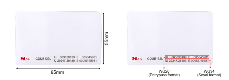 Thẻ Tần Số Kép UHF + Proxi CDUE133L