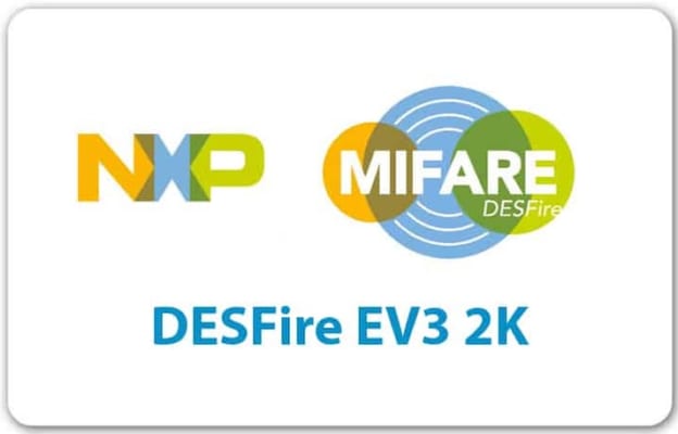 Thẻ Mifare Desfire EV3 2K 3 thẻ Mifare Desfire EV3 2K