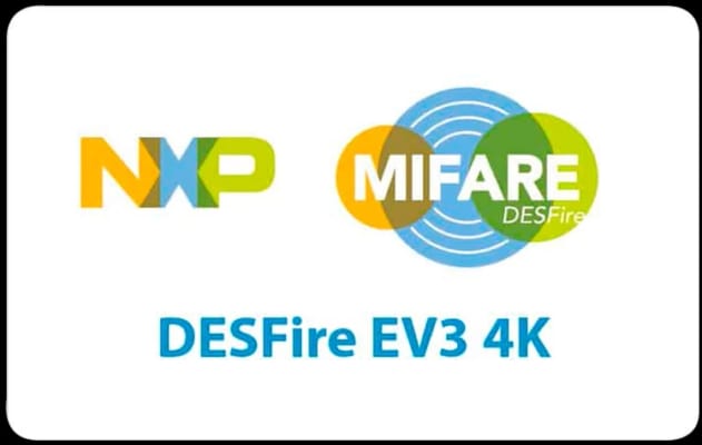 Thẻ Mifare Desfire EV3 2K 4 thẻ Mifare Desfire EV3 4K