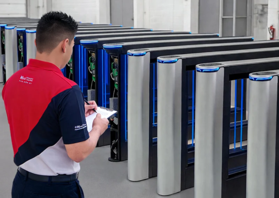 Cửa NEO Swing Barrier MAG SPG431 10 Cửa Neo Swing Barrier MAG SPG431